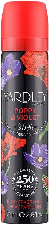 Yardley Poppy & Violet - Дезодорант — фото N1