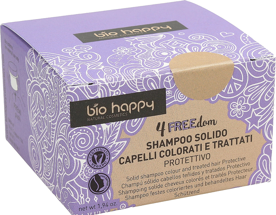 Твердый шампунь - Bio Happy 4FREEdom Protective Solid Shampoo — фото N1
