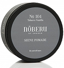 Помада для волос - Noberu Of Sweden No 104 Tobacco Vanilla Shine Pomade — фото N1