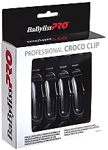 Парфумерія, косметика Затискач для волосся "Крокодил", чорний - BaByliss PRO Croco Clip M2941E