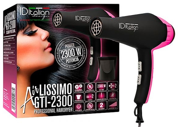 Фен для волосся - Iditalian Airlissimo GTI 2300 Rosa — фото N1