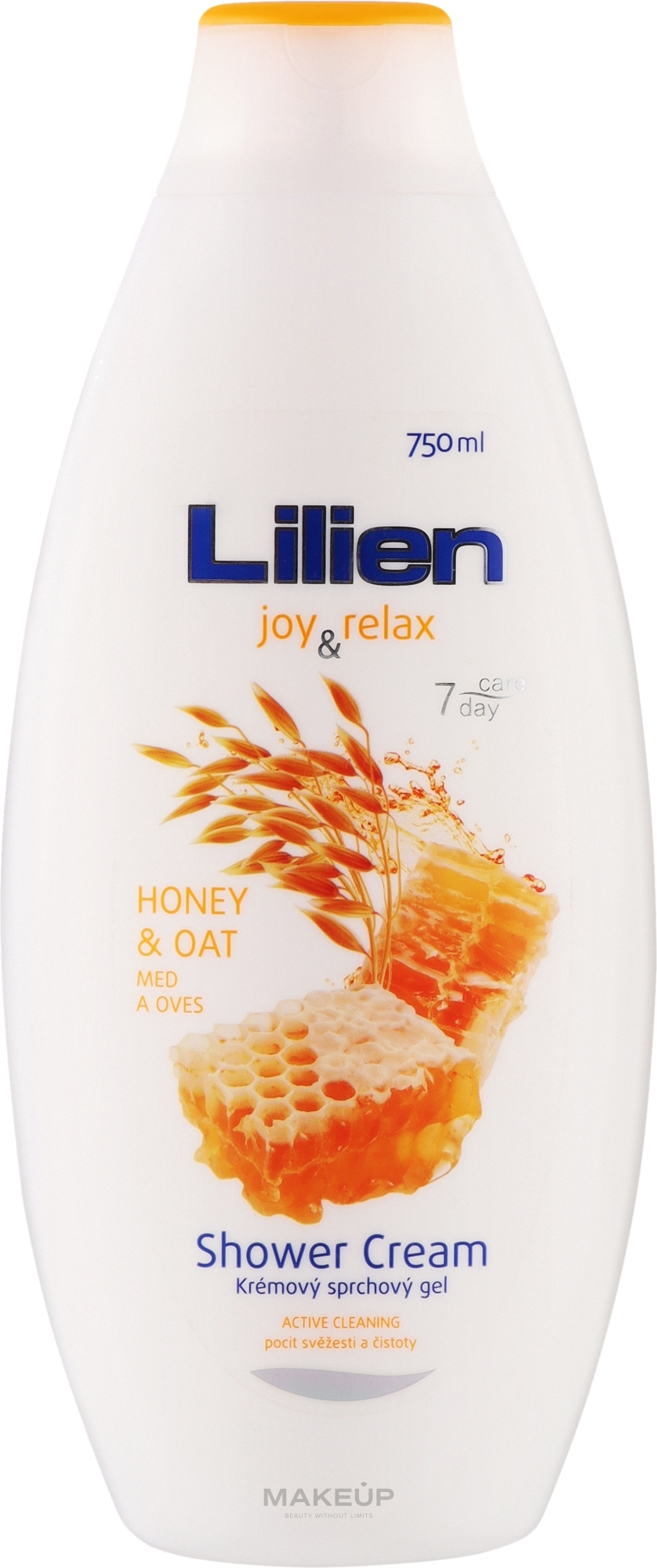 Крем-гель для душу "Мед та овес" - Lilien Honey & Oat Shower Gel — фото 750ml