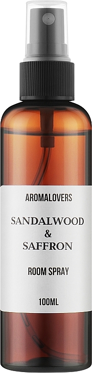 Рум-спрей для дому - Aromalovers Sandalwood & Saffron Room Spray — фото N1