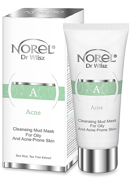 Очищающая грязевая маска для жирной и склонной к акне кожи - Norel Acne Cleansing Mud Mask For Oily And Acne Prone Skin — фото N1