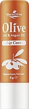 Бальзам для губ с аргановым маслом - Madis HerbOlive Lip Care — фото N1