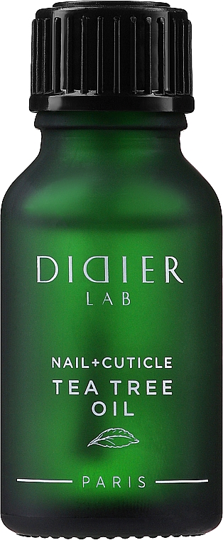 Олія для нігтів і кутикули "Олія чайного дерева" - Didier Lab Nail + Cuticle Oil Tea Tree Oil — фото N1