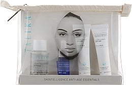 Набір - Talika Anti-Age Essentials Travel Kit (micel/water/30ml + f/cr/15ml + f/cr/15ml + serum/7ml + bag) — фото N1