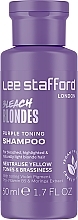 ПОДАРОК! Шампунь для тонирования окрашенных волос - Lee Stafford Bleach Blondes Purple Toning Shampoo — фото N1