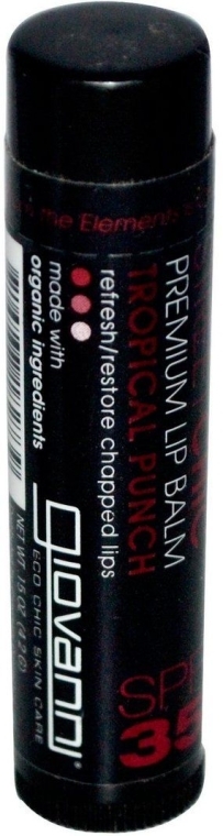 Бальзам для губ - Giovanni Premium Lip Balm Chai Tropical Punch SPF 35