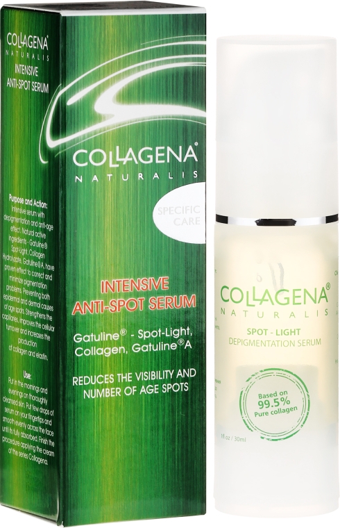 Депігментувальна сироватка для обличчя - Collagena Naturalis Intensive Anti-Spot Serum Specific Care — фото N1