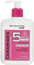 Шампунь для волос - Revolution Haircare 5 Ceramides + Hyaluronic Acid Hydrating Shampoo — фото N1