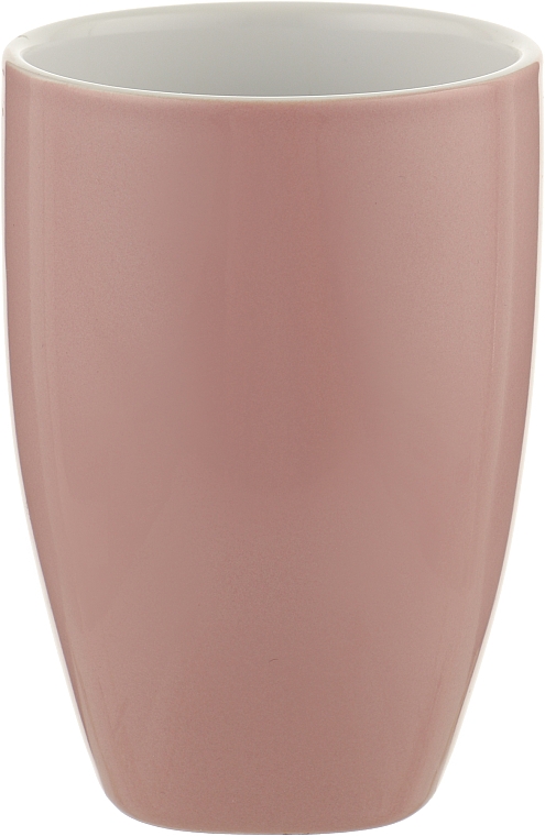 Склянка для зубних щіток керамічна, рожева - Kela Lindano — фото N1