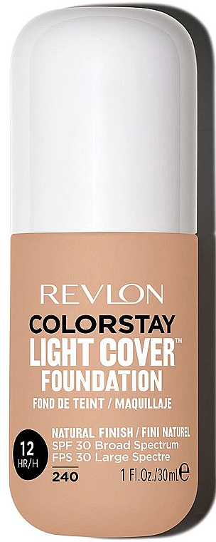Тональная основа с SPF30 - Revlon ColorStay Light Cover Foundation SPF30