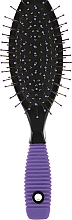 Щітка масажна, 8582S, фіолетова - SPL Hair Brush — фото N1