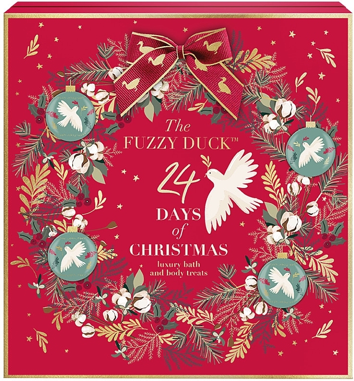 Набор "Адвент-календарь", 24 продукта - Baylis & Harding The Fuzzy Duck Winter Wonderland Luxury 24 Days Of Christmas Gift Set — фото N1