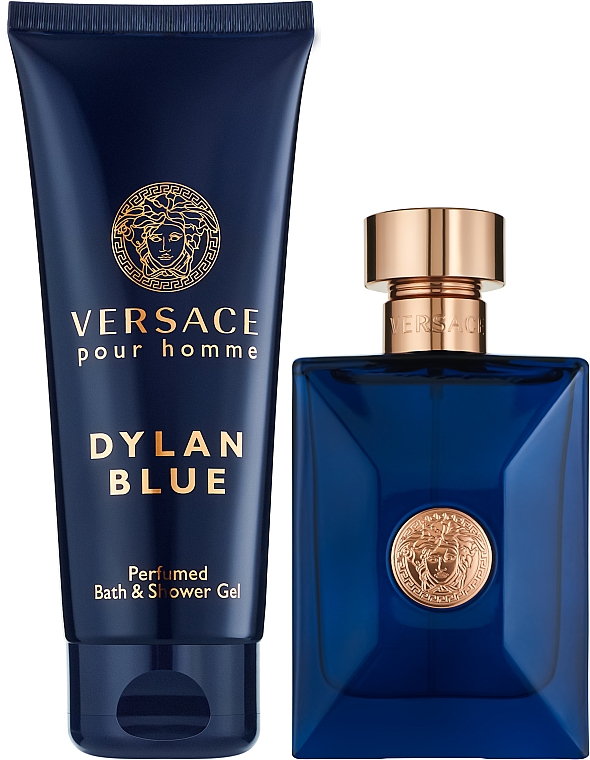 Versace Dylan Blue Pour Homme - Набор (edt 100ml + sh/g 100ml) — фото N1