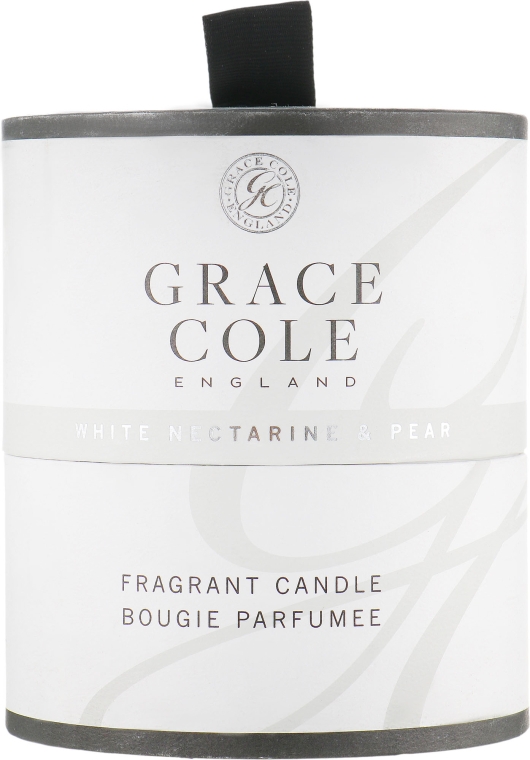 Свеча для дома ароматизированная - Grace Cole White Nectarine & Pear