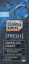 Парфумерія, косметика Крем-гелева маска з льодовиковою водою - Balea Men Fresh Cream Gel Mask
