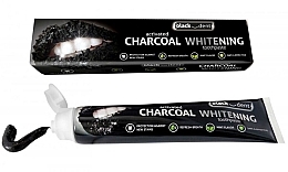 Духи, Парфюмерия, косметика Зубная паста - Mattes Black-Dent Charcoal Whitening Toothpaste