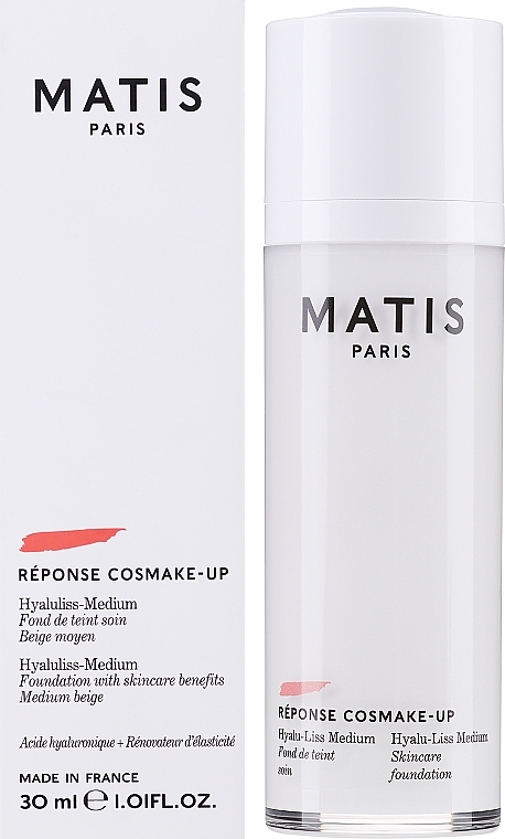 Тональний крем - Matis Reponse Cosmake-Up Hyaluliss Skincare Foundation — фото N1