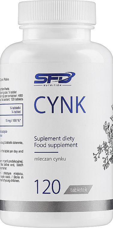Харчова добавка "Цинк" - SFD Nutrition Cynk — фото N1