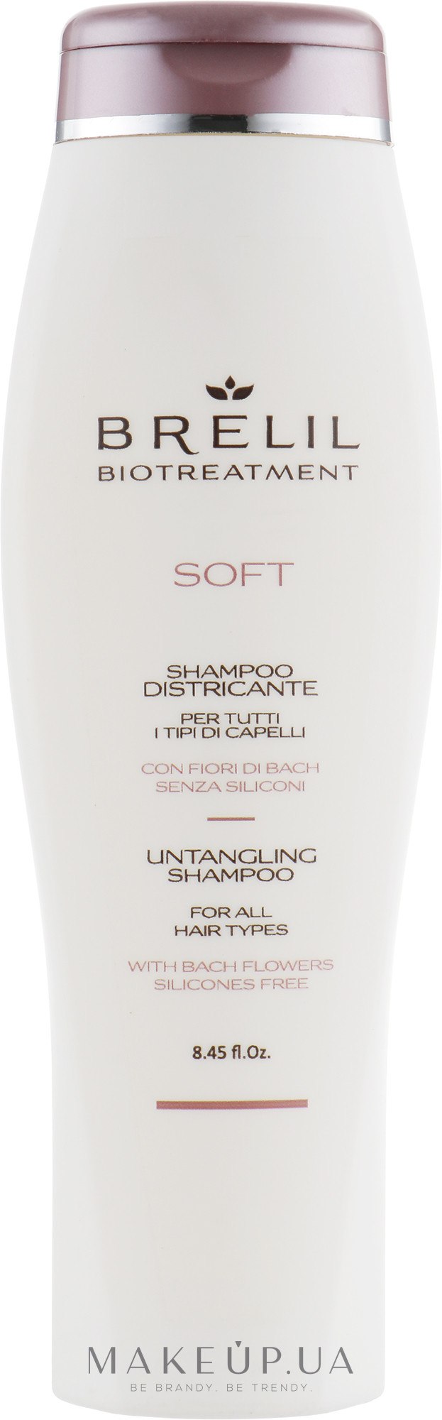 Шампунь для неслухняного волосся - Brelil Bio Treatment Soft Shampoo — фото 250ml