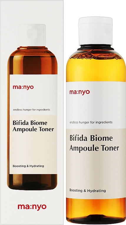 Ампульный укрепляющий тонер с бифидобактериями - Manyo Bifida Biome Ampoule Toner — фото N2