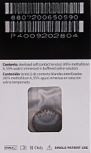 Кольорові контактні лінзи, сірі, 2 шт. - Clearlab Clearcolor 55 — фото N2
