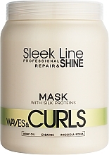 Маска для волнистых волос - Stapiz Sleek Line Waves & Curles Mask  — фото N2