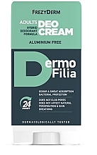 Кремовый дезодорант для тела - Frezyderm Dermofilia Adults Deo Cream Hybrid Deodorant Formula — фото N1