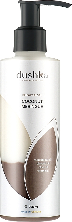 Гель для душа "Кокосовое безе" - Dushka Coconut Meringue Shower Gel — фото N2