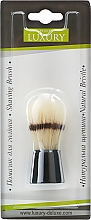 Помазок для бритья PB-01, черный - Beauty LUXURY — фото N1
