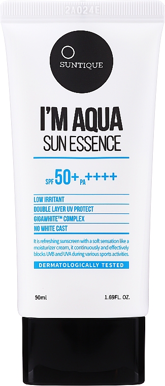 Сонцезахисний крем - Suntique I'm Aqua Sun Essence SPF 50+/PA++++ — фото N1