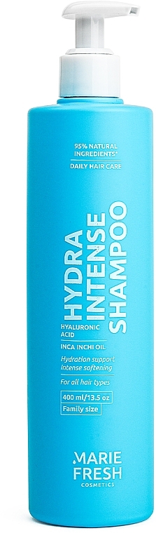 Набор для увлажнения волос - Marie Fresh Cosmetics Daily Hair Care Hydra Intense Set (shm/400ml + cond/400ml) — фото N2