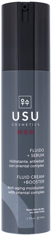 Антивіковий зволожувальний крем-бустер для чоловіків - Usu Men Fluid Cream Booster — фото N1