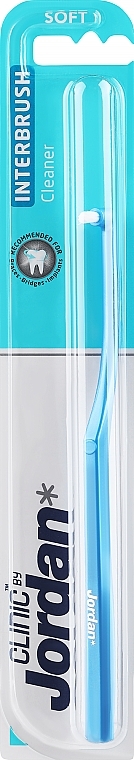 Монопучкова зубна щітка, синя - Jordan Interbrush — фото N1