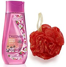 Духи, Парфюмерия, косметика Набор - Oriflame Discover Miami (sh/gel/250 + washcloth)