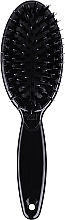 Щетка массажная с комбинированной щетиной, 22X6,5 см - Janeke Oval Hairbrush Massage Effect In Nylon With Reinforcemen — фото N1