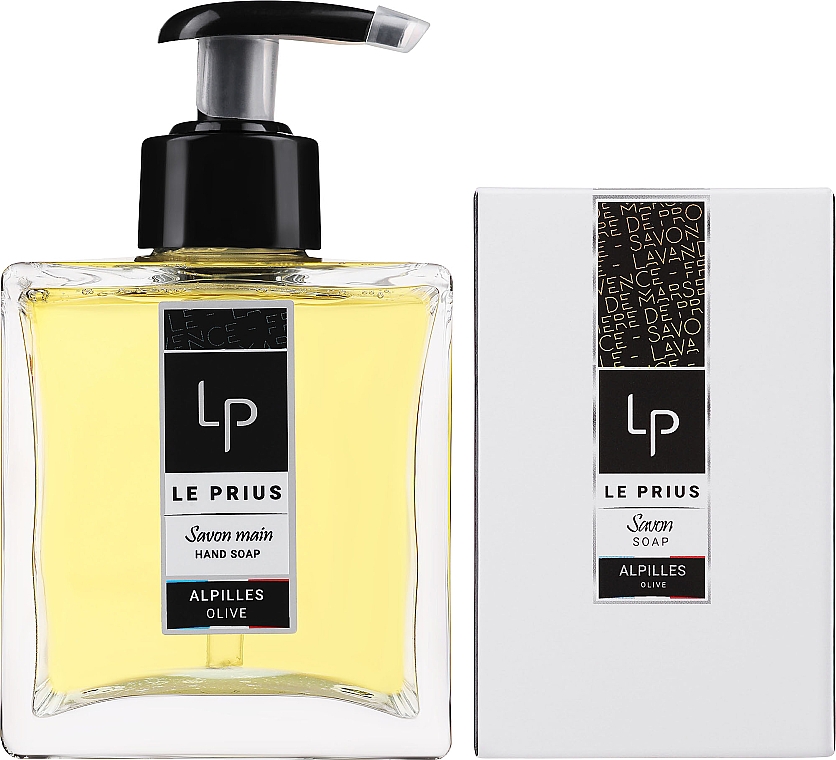 Набор - Le Prius Alpilles Olive Gift Box (soap/250ml + soap/125g) — фото N2