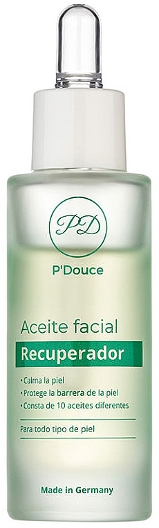 Масло для восстановления кожи лица - P'Douce Facial Recovery Oil — фото N1