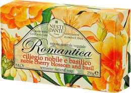 Мыло "Вишня и базилик" - Nesti Dante Romantica Soap — фото N1