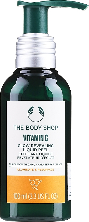Пілінг для обличчя "Вітамін С" - The Body Shop Vitamin C Glow Revealing Liquid Peel — фото N1