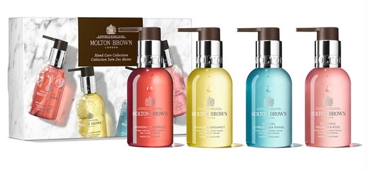 Набір - Molton Brown Fresh & Floral Hand Care Collection (h/soap/4x100ml) — фото N1