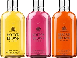 Molton Brown Floral & Spicy Body Care Collection - Набор (sh/gel/3*300ml) — фото N2