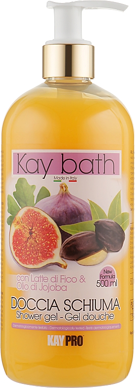 Гель для душа с инжиром и маслом жожоба - KayPro Kay Bath Shower Gel — фото N1