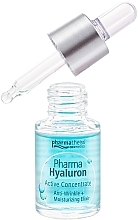 Сироватка для обличчя активний гіалурон + зволоження - Pharma Hyaluron (Hyaluron) Pharmatheiss Cosmetics Active Concentrate Anti-wrinkle + Moisturizing Elixir — фото N4