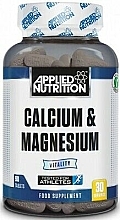 Комплекс мінералів "Кальцій та магній" - Applied Nutrition Calcium + Magnesium — фото N1