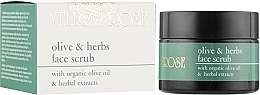Скраб для лица с оливковым маслом и растительными экстрактами - Yellow Rose Olive & Herbs Face Scrub — фото N2
