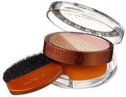 Духи, Парфюмерия, косметика Пудра для лица - L'Oreal Paris Glam Bronze Trio Poudre (тестер)