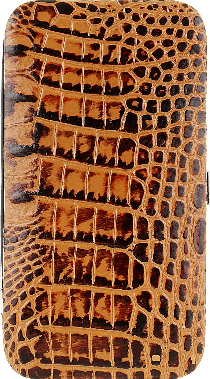 Манікюрний набір, 8 предметів, MS-603, коричнево-бежевий - Zauber — фото N1